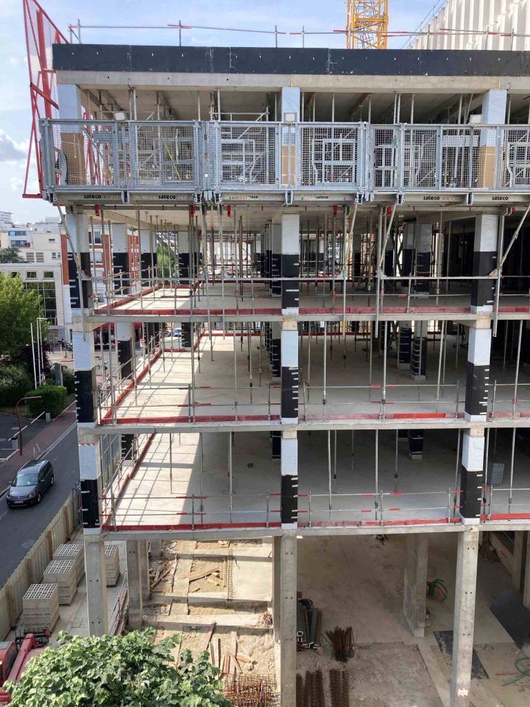 Extérieur chantier projet Montrouge